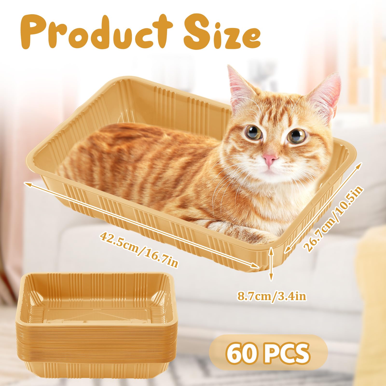 Tessco for you light-brown disposable tray, travel-ready.