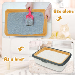 Tessco for you portable litter tray for pet trips.