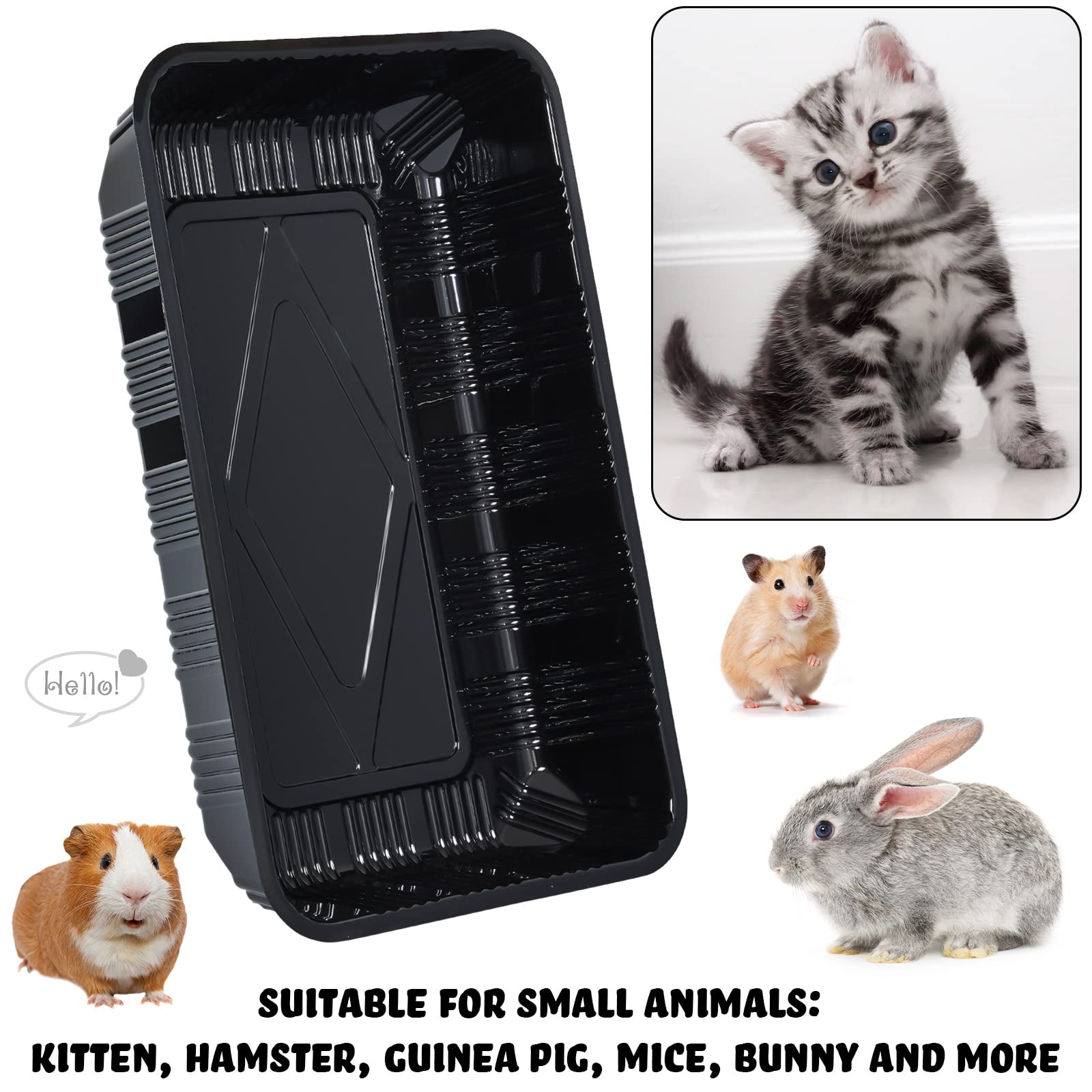 Tessco for you recyclable plastic kitty litter tray emphasizes eco-friendly option for frequent replacements