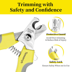 Tessenyh professional dog nail-trimmers ergonomic handles offer secure grip