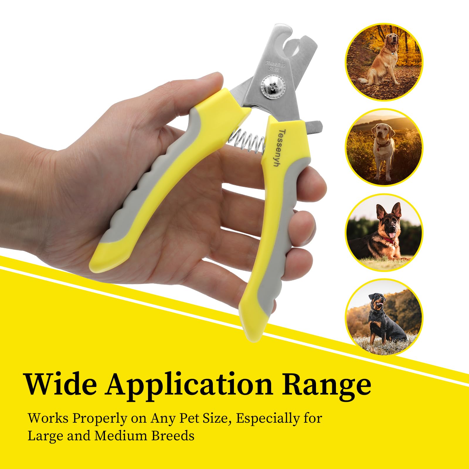 Tessenyh professional dog nail-trimmers suitable for large breed trimming