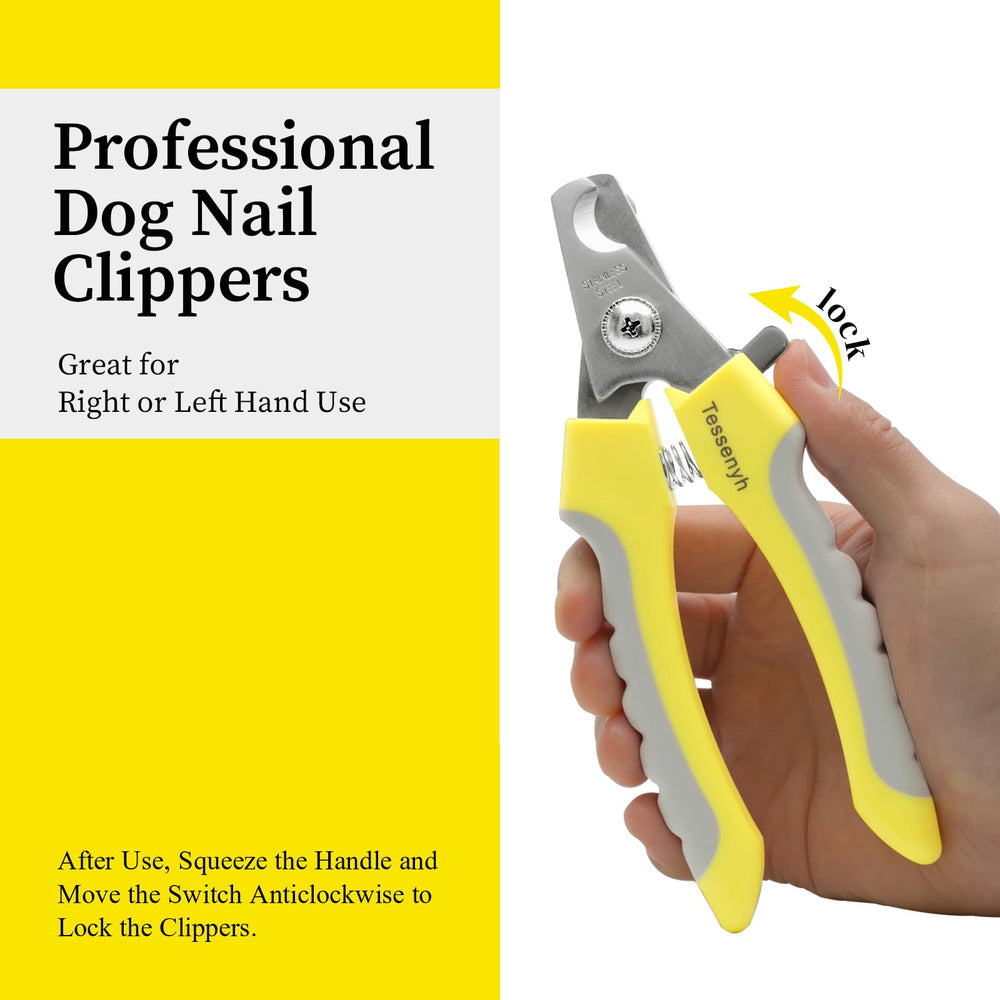 Tessenyh professional dog nail-trimmers protective guard prevents overcutting