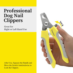 Tessenyh professional dog nail-trimmers protective guard prevents overcutting