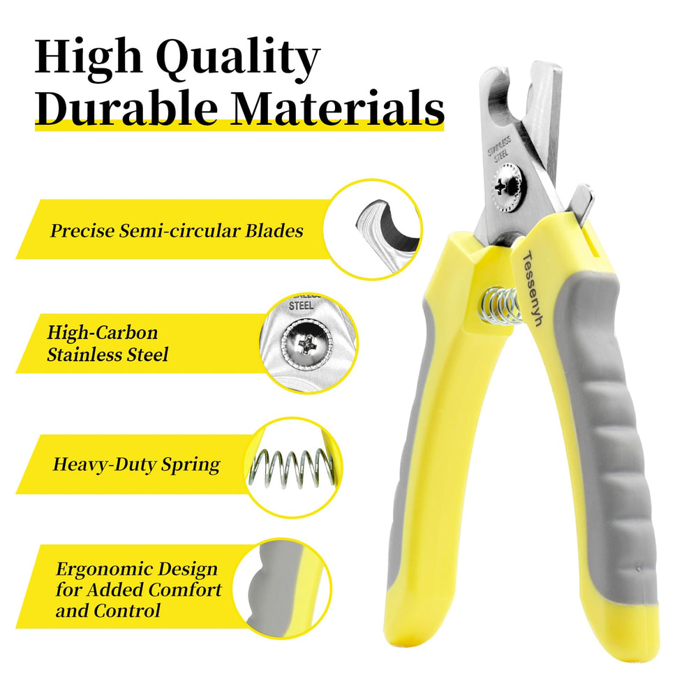 Tessenyh professional dog nail-trimmers safety lock engaged for secure storage