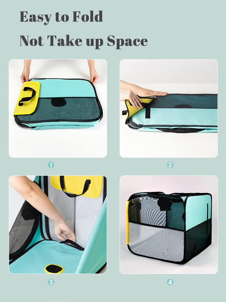 TESSVEYA Pet Drying Box interior dimensions 20.5x15.7x20.5 inches