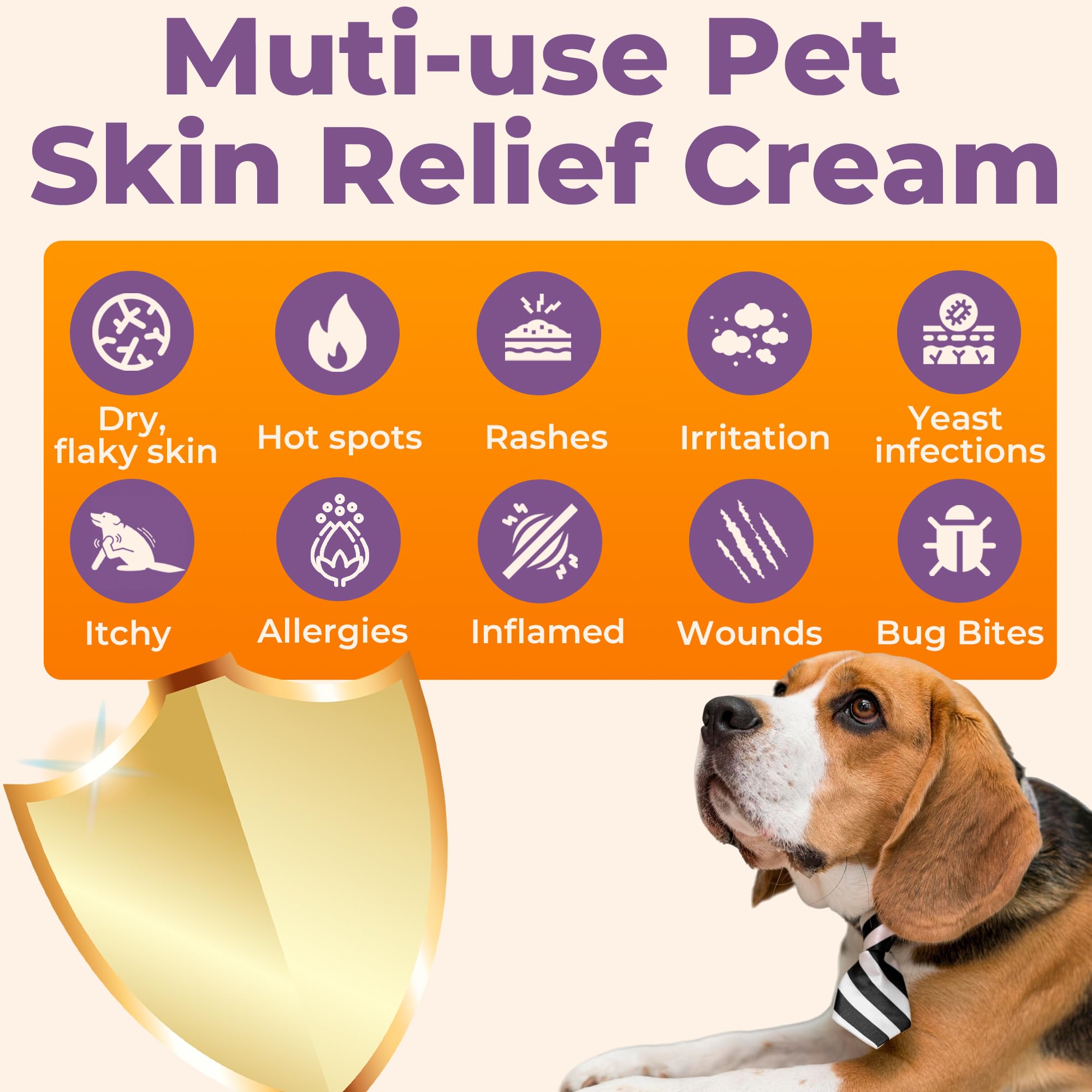 Tetesol Dog Skin Soother applicator enabling hygienic precise spot treatment.