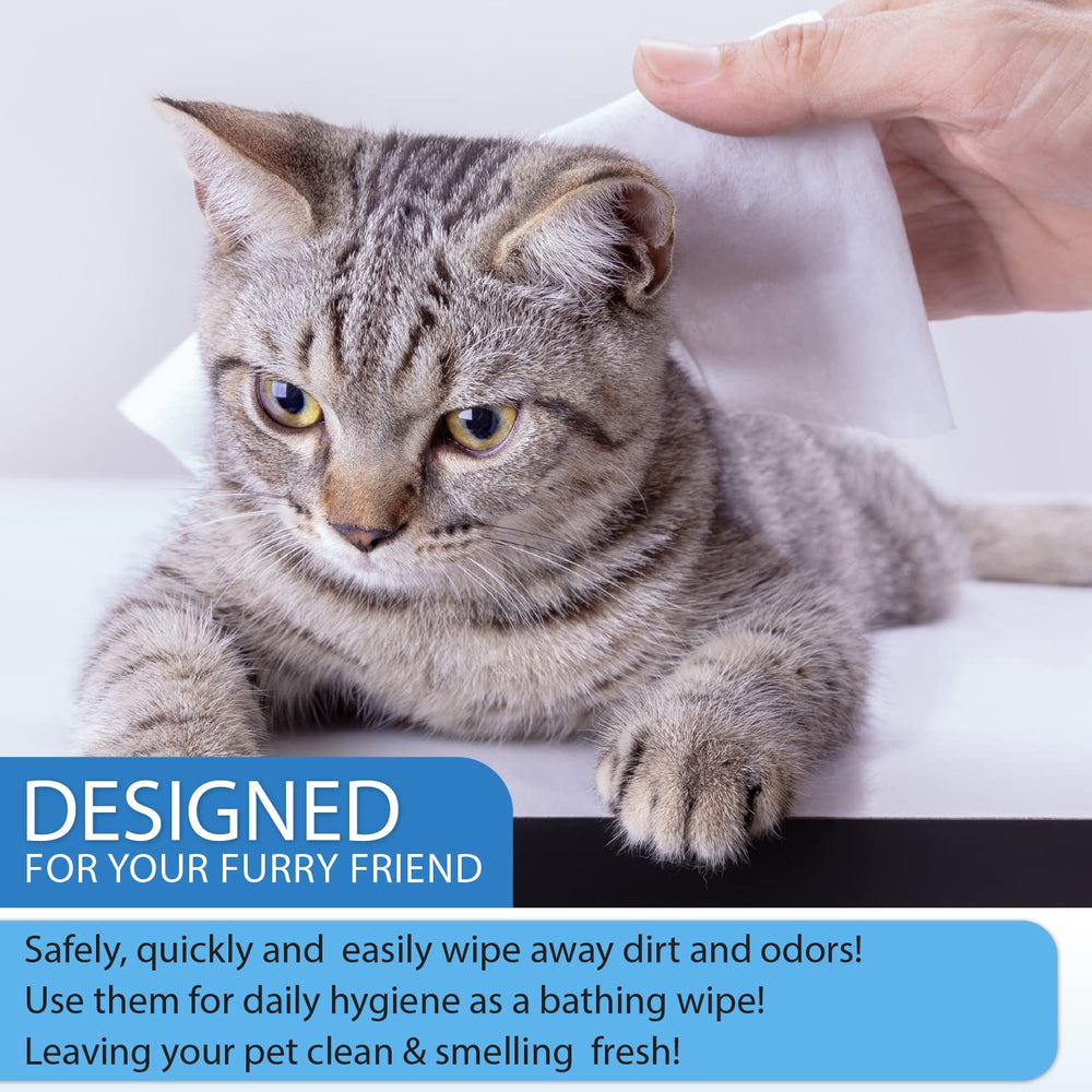 Tetesol dog wipes bum cleaning for freshening without water.