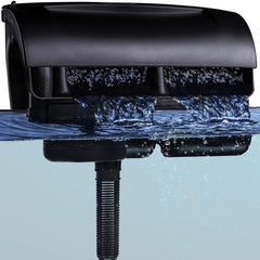Tetra Whisper IQ 60 filter side view with slim profile in tank