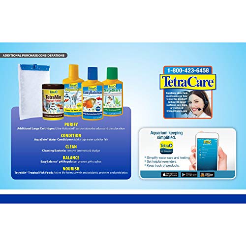 Tetra Whisper IQ 60-gallon capacity label for sizing