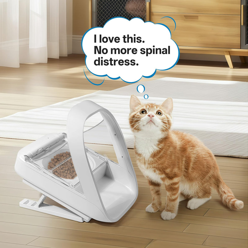 Tettie pet-feeder stand digestion-support promotes comfortable feeding position