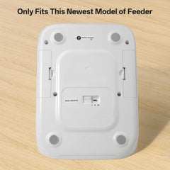 Tettie pet feeder stand non-slip pad keeps stand stable on hard floors
