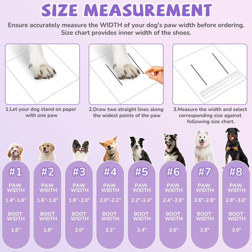 TEWIWAP dog boots with thermal fleece lining for warmth and comfort