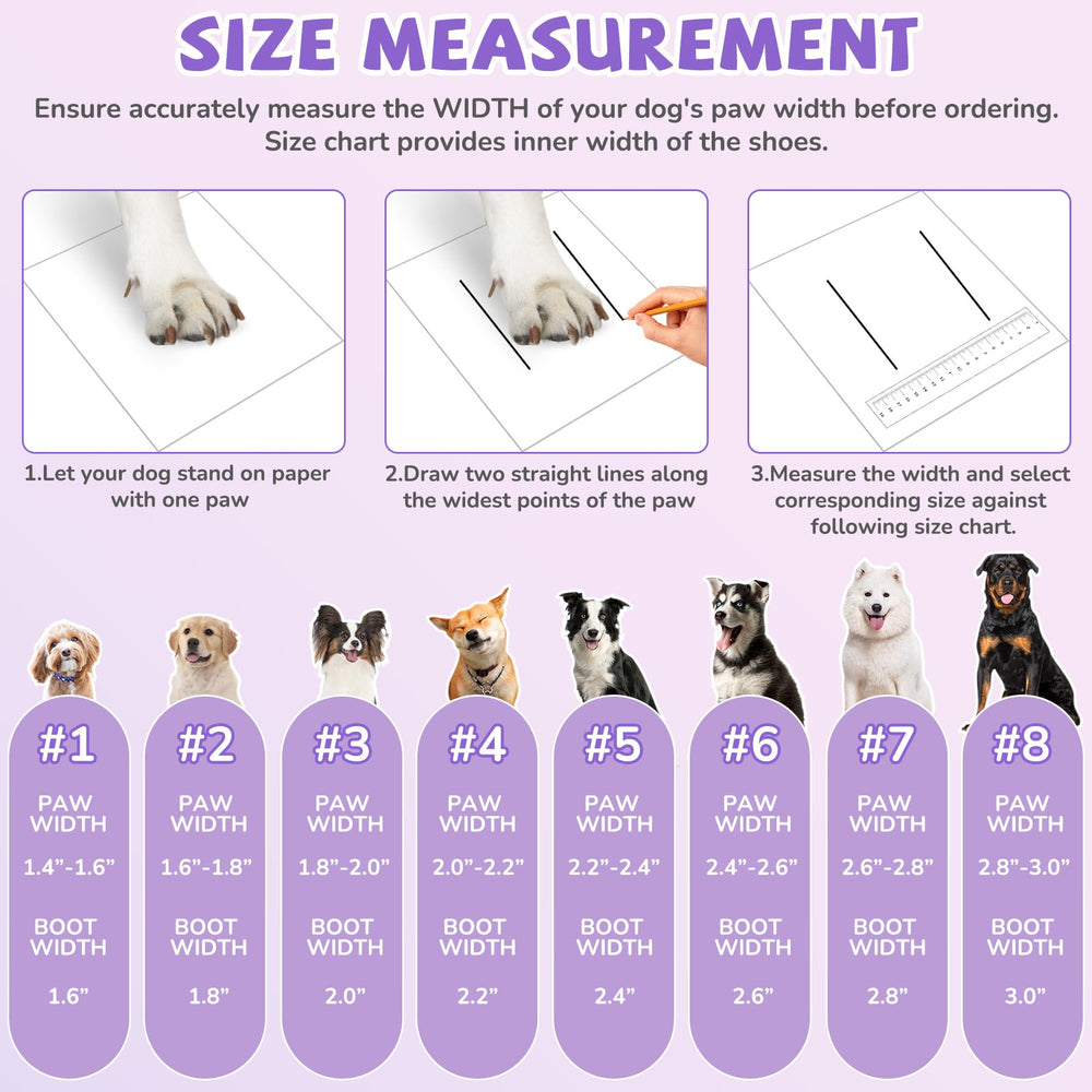 TEWIWAP dog boots waterproof exterior protects paws in snow