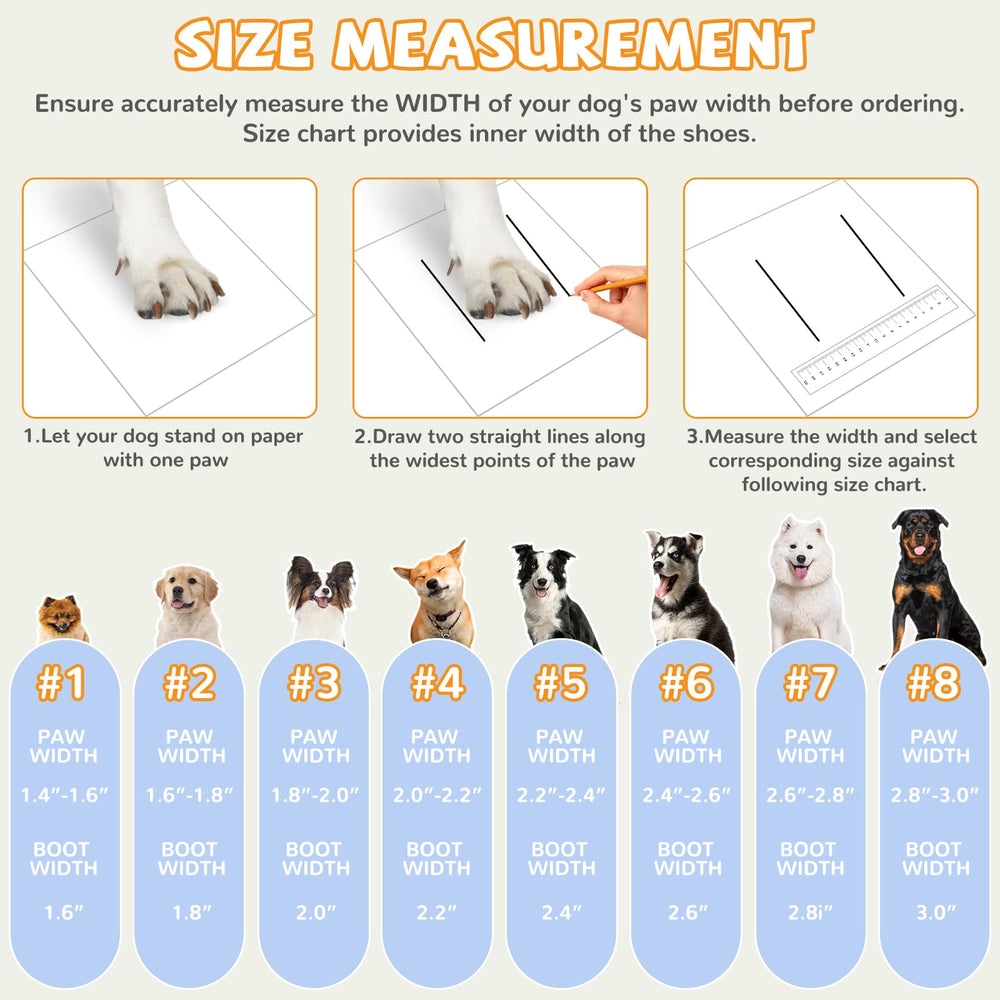TEWIWAP dog shoes with adjustable straps for easy on and off during walks