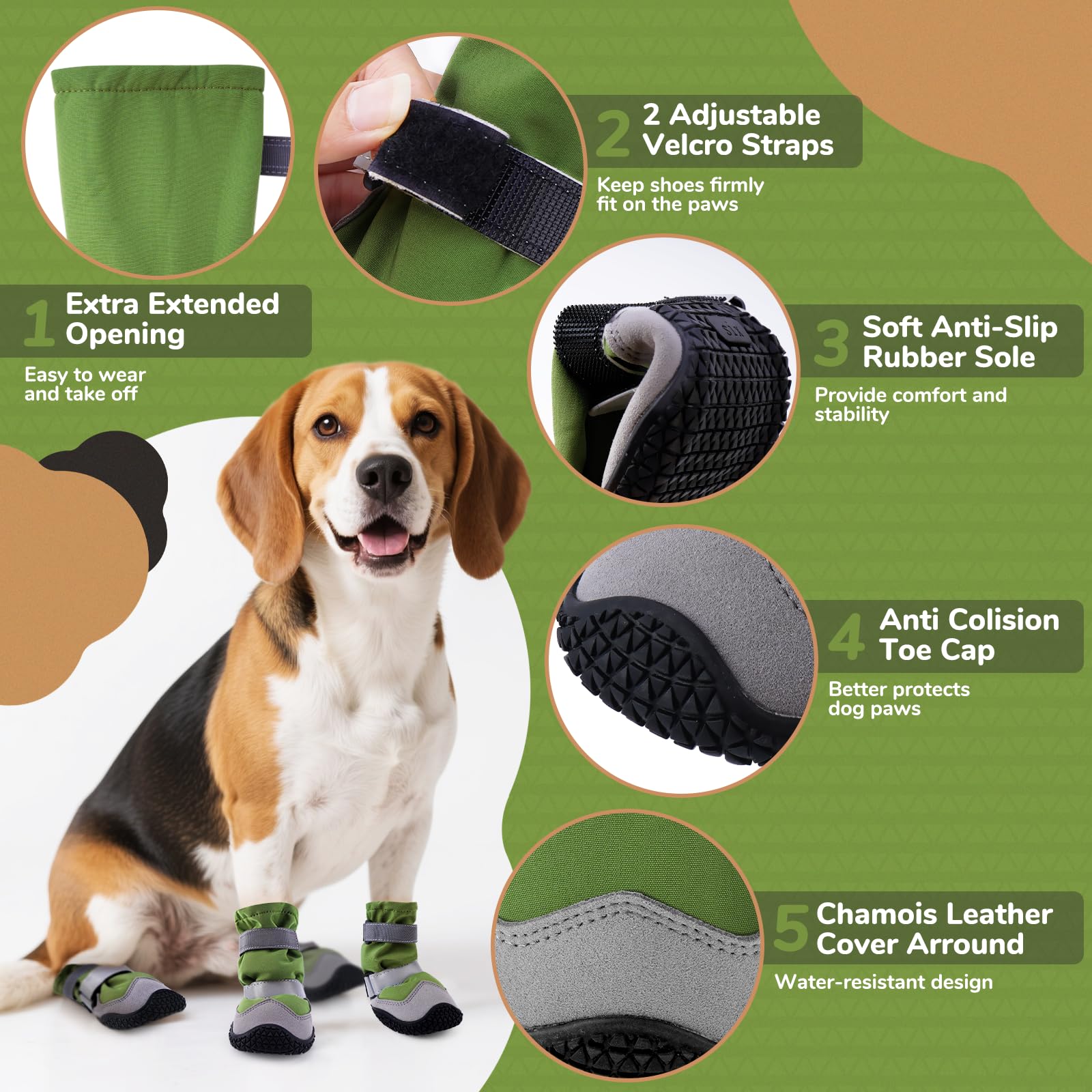 TEWIWAP reflective straps boost visibility during dawn or dusk walks