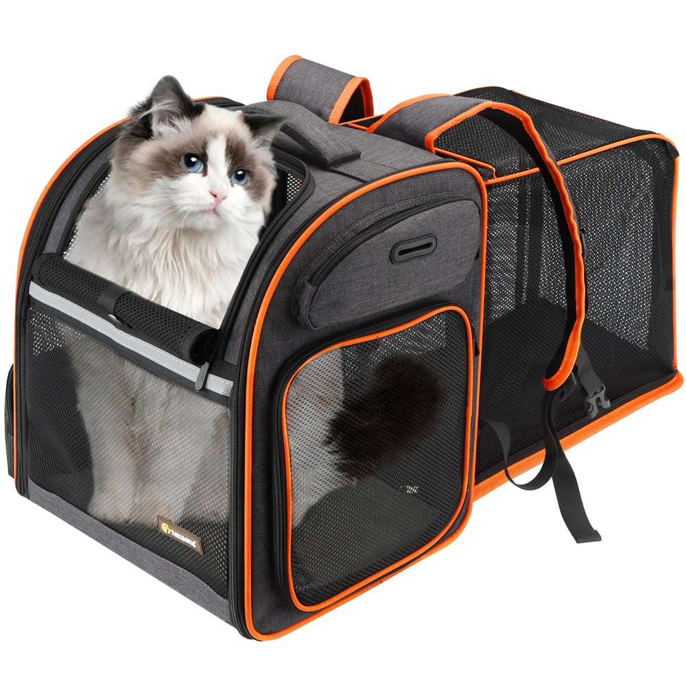Texsens cat backpack airline-approved design enables easy travel