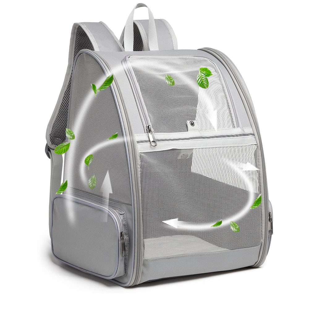 Texsens pet backpack carrier ventilated design for comfortable travel