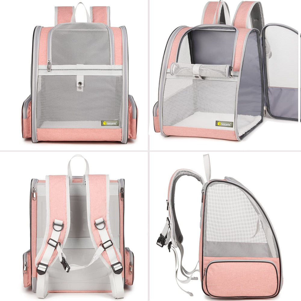 Texsens Bubble Backpack chest buckles reduce shoulder strain during travel