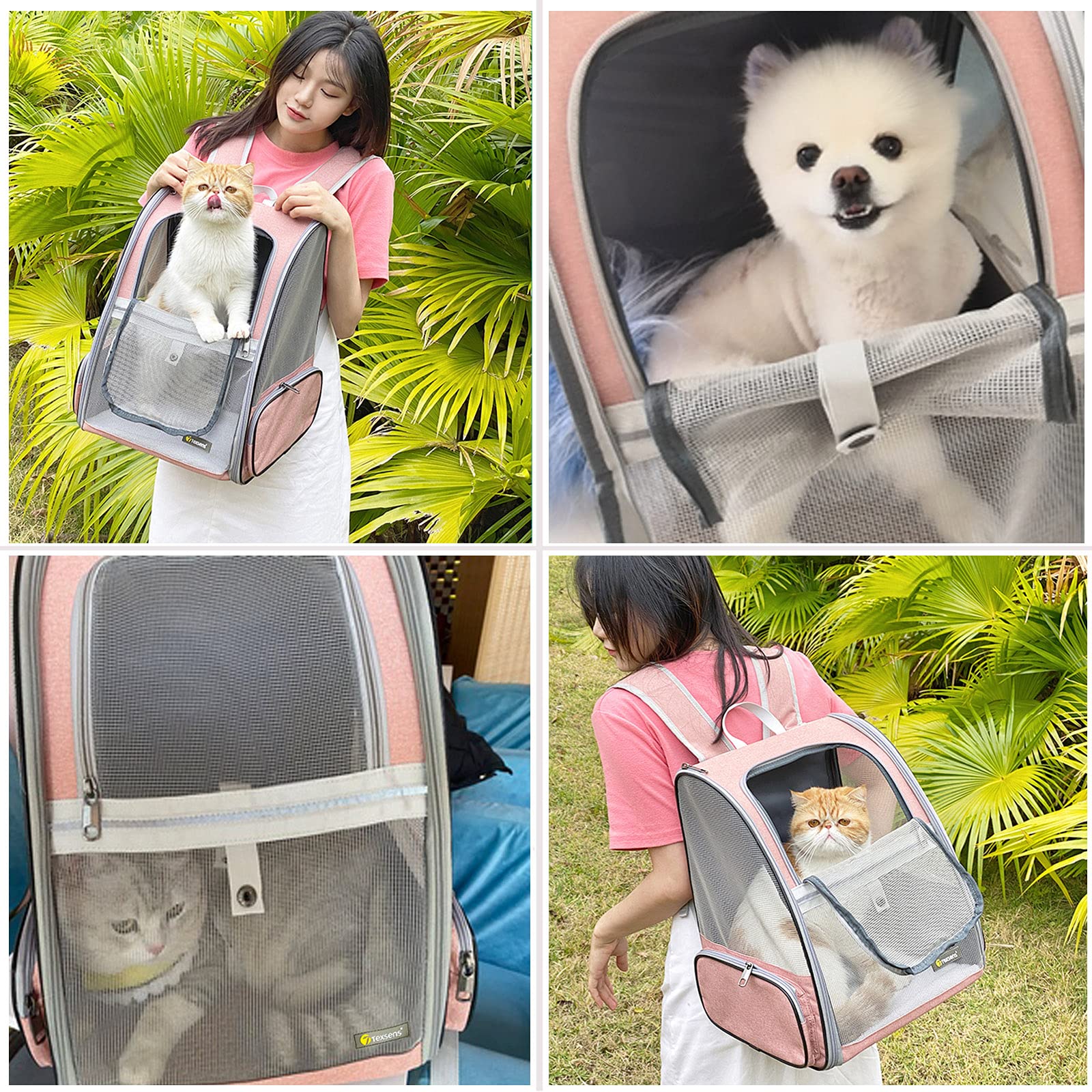 Texsens Bubble Backpack close-up material highlighting durable fabric