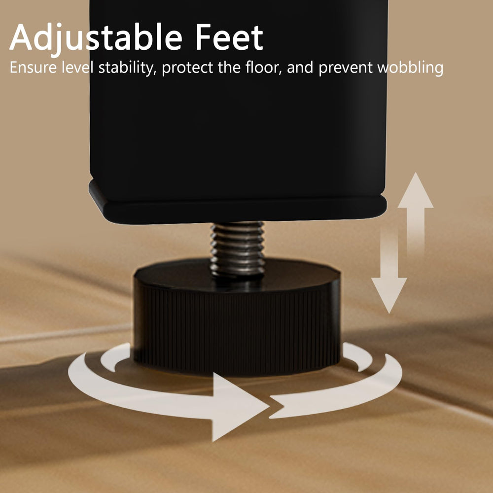 TFK Aquarium Stand shown in versatile use as display and storage