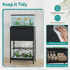 TFK non-slip base ensures stability for active tank setups.