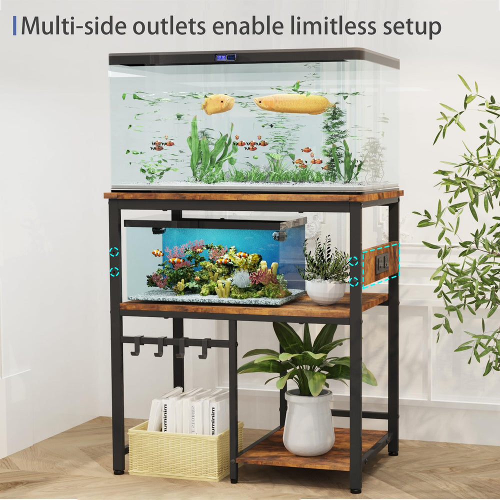 TFK versatile stand suits aquariums, reptiles, or office storage and display.