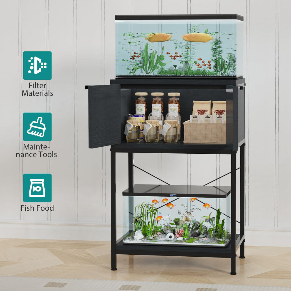 TFK wide desktop area offers space for maintenance tools and decor.