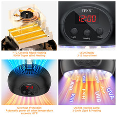 TFNN chicken coop heater lamp three-brightness levels tailor day-night warmth.