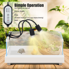 TFNN Reptile Heat Lamp clamp-assembly enables secure setup and reliable positioning.