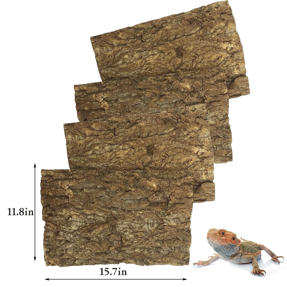 TFWADMX cork-bark-background-15-7x11-8in surfaces create authentic habitat scenery in compact tanks.