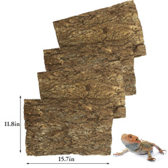 TFWADMX cork-bark-background-15-7x11-8in surfaces create authentic habitat scenery in compact tanks.