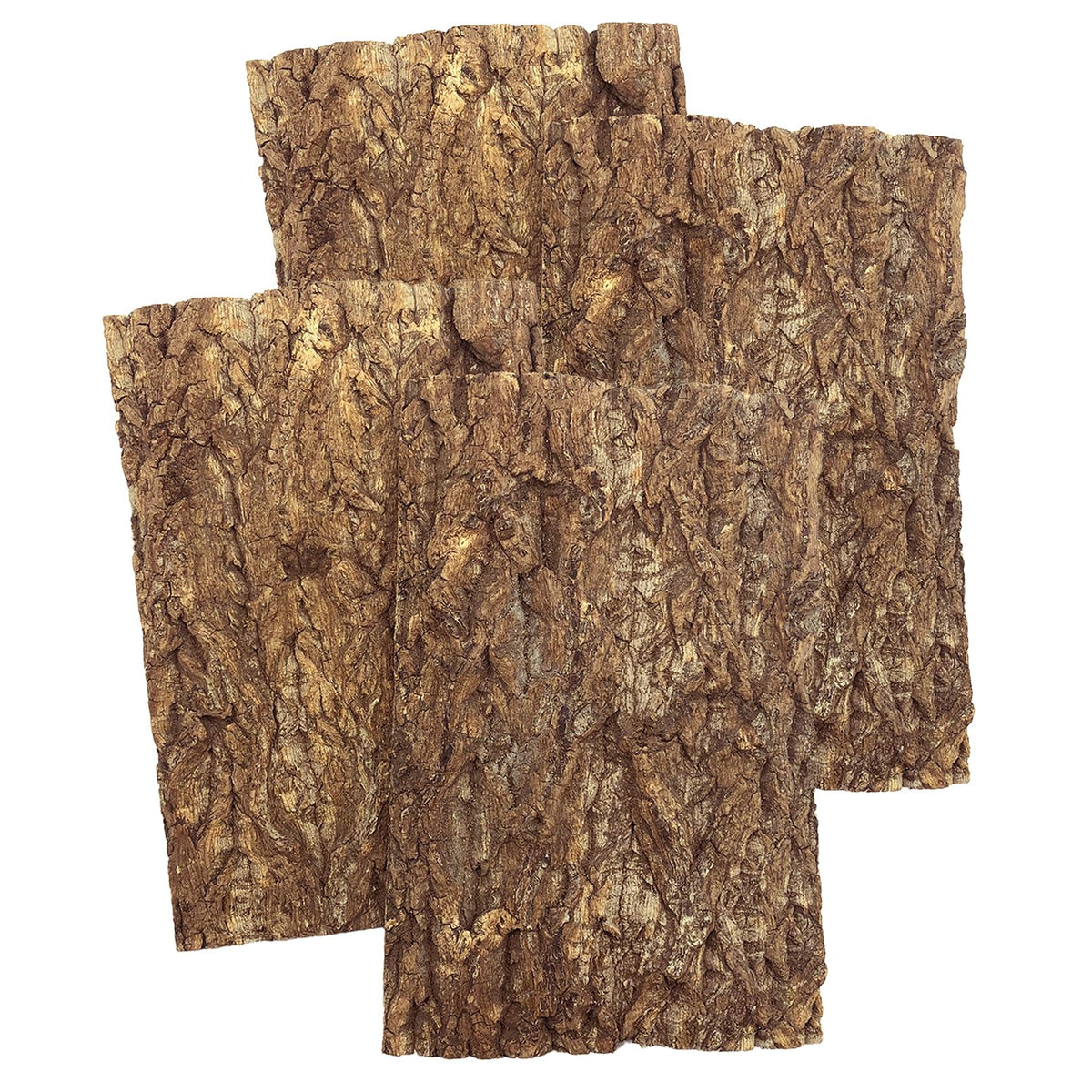 TFWADMX cork bark terrarium background 4pc pack adds natural texture for a realistic enclosure.