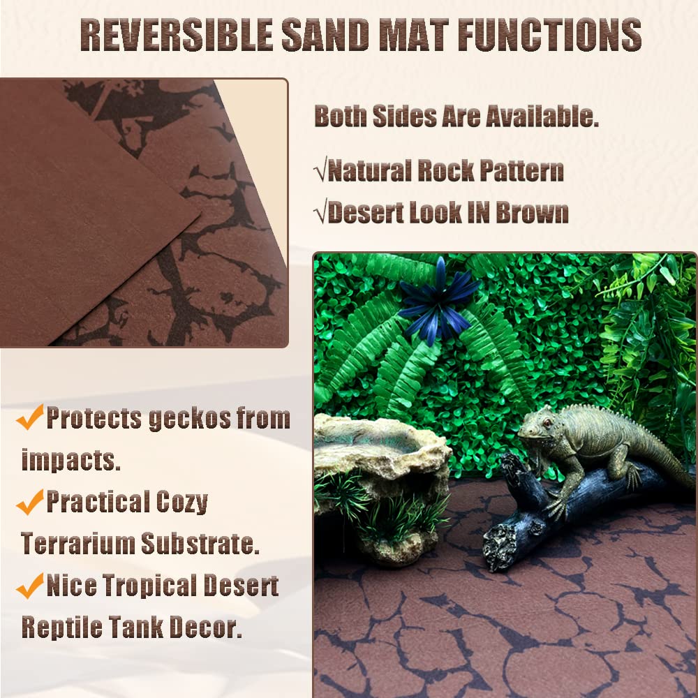Tfwadmx leopard gecko resting on mat for secure footing.