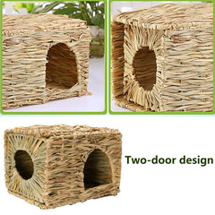 Tfwadmx Rabbit Grass House folded mat demonstrates versatile soft surface for lounging
