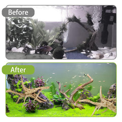 Tfwadmx spider wood tank decor showcases intricate shapes for climbing reptiles.