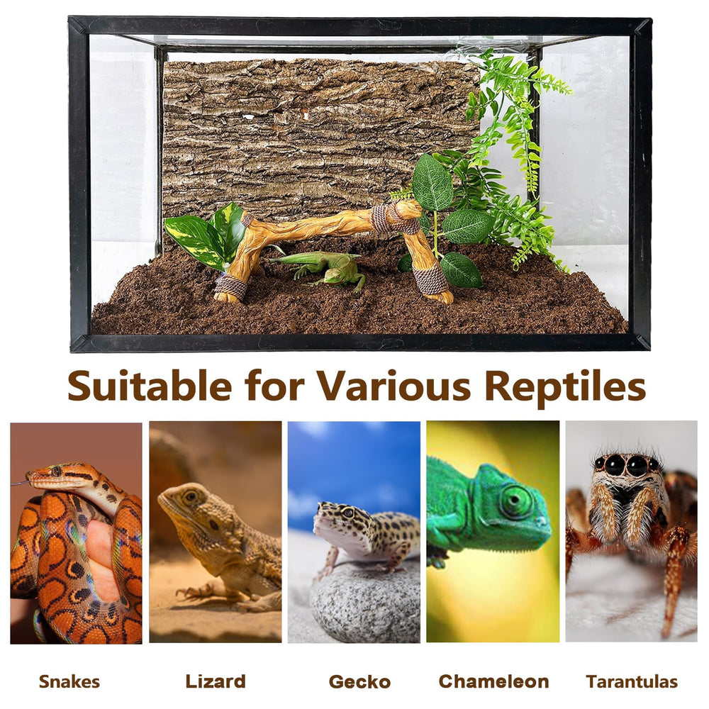 Tfwadmx versatile crawling decor suits tarantulas and frogs while boosting enclosure presentation.