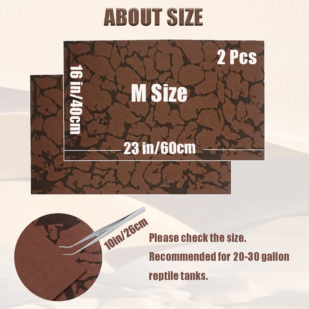 Tfwadmx trim-to-fit reptile mat demonstrating size customization.