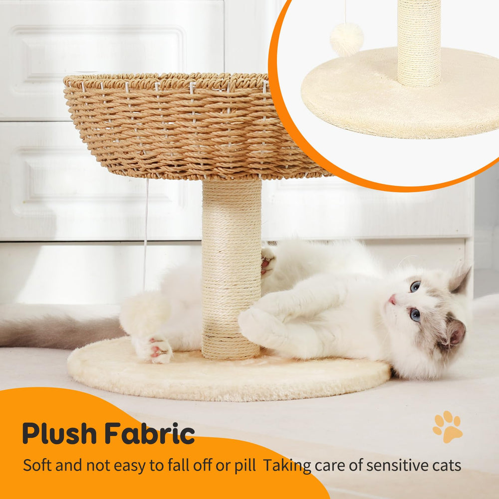 TGMVI stable base keeps the cat condo steady during play.