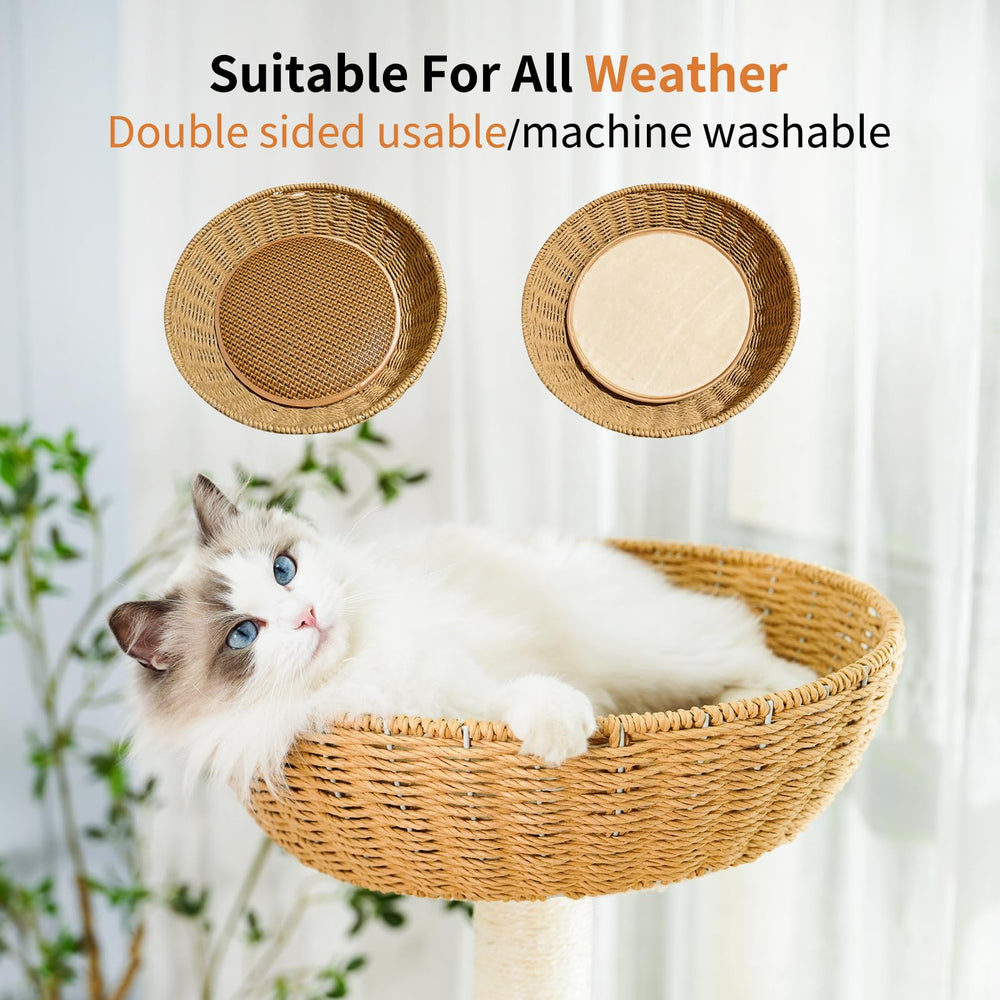 TGMVI heavy-duty base ensures stability for large multi-cat households