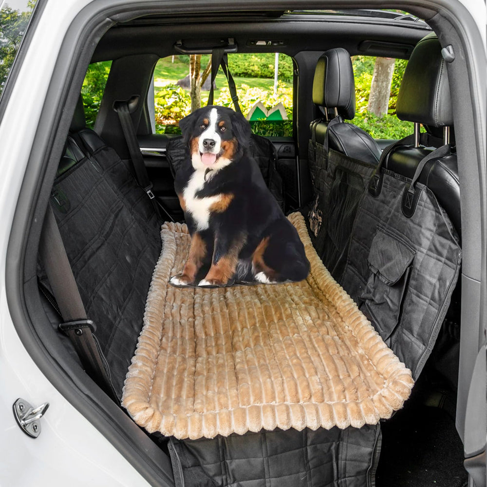 TGODGPY non-slip dog bed mat for car backseat keeps pets secure and seats protected.