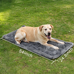 TGODGPY non-slip dog bed mat plush soft texture enhances pet comfort.