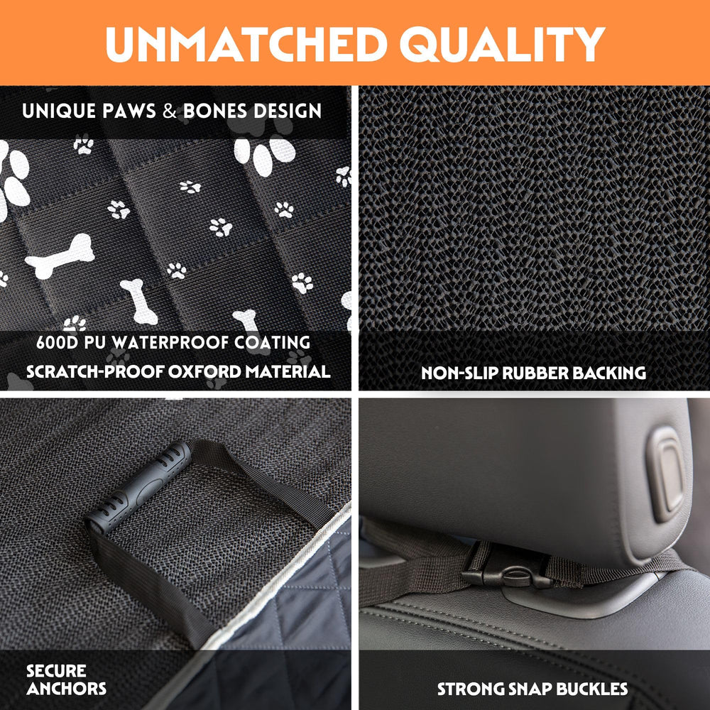TGWF trunk cargo liner protects cargo area from dirt and fur.