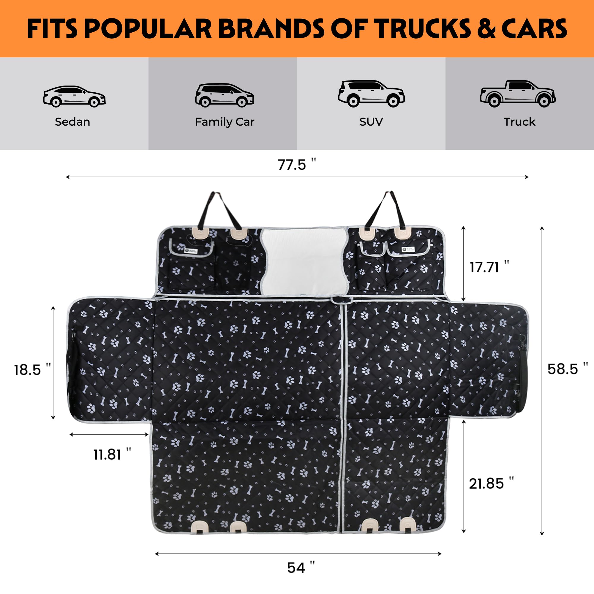 The Good Works Farm TGWF seat cover is easy to install and remove.
