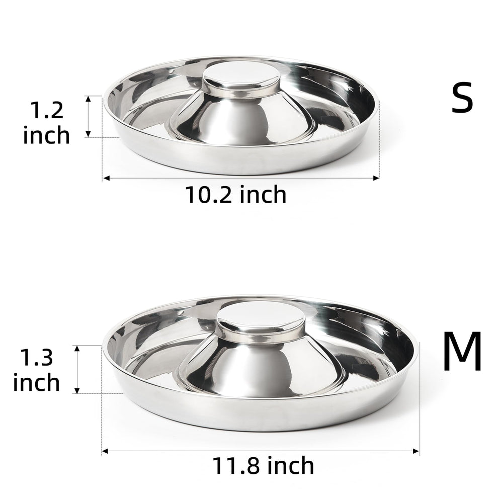 Thankspaw stackable bowls save space in small kitchens and pet areas.