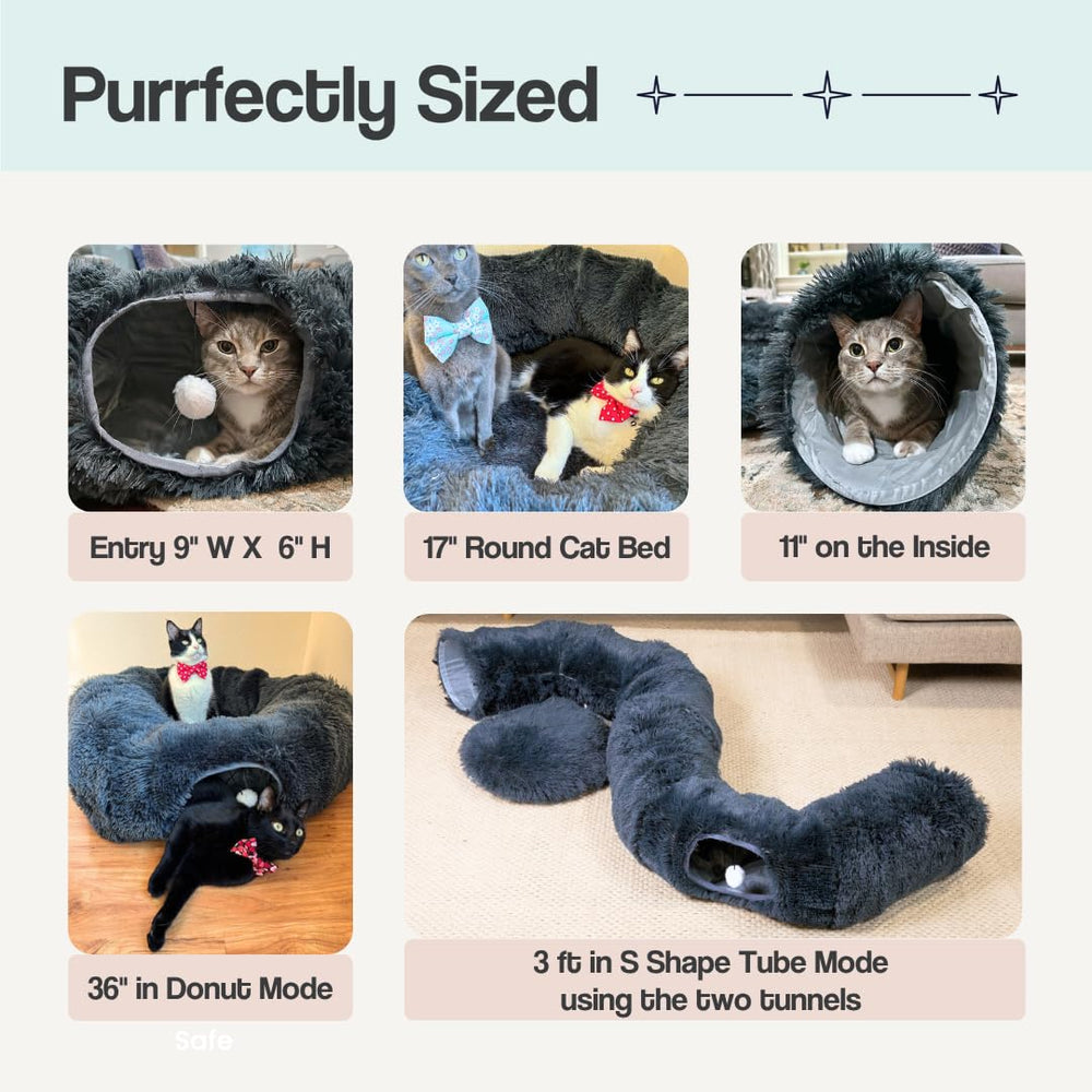 The Cat Park detachable parts enable easy cleaning and quick storage.