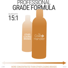 The Coat Handler clarifying dog shampoo frothy lather captures spa-like cleansing during home grooming