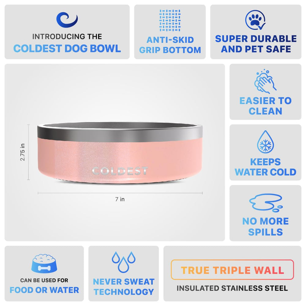 The Coldest Water dishwasher-safe bowl simplifies post-meal cleanup.