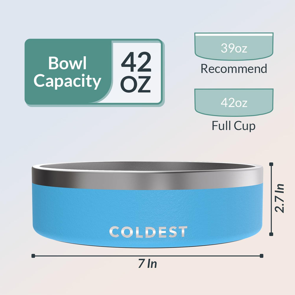 The Coldest Water dishwasher-safe dog bowl for easy cleanup after meals.