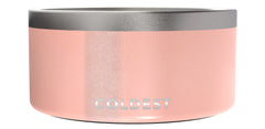 The Coldest Water anti-rust metal dog bowl resists wear for long-lasting feeding.