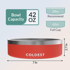 The Coldest Water dishwasher-safe dog bowl for easy cleaning
